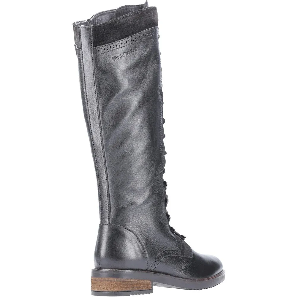 Black Rudy Knee High Boots