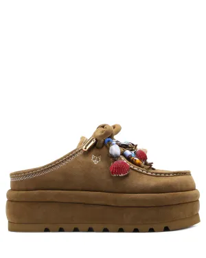 Blizzard Tan Kid Suede