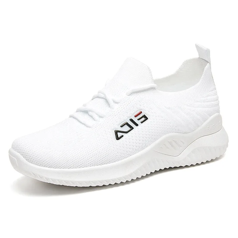 Breathable Sports Flyknit Running Shoes Sock Sneakers