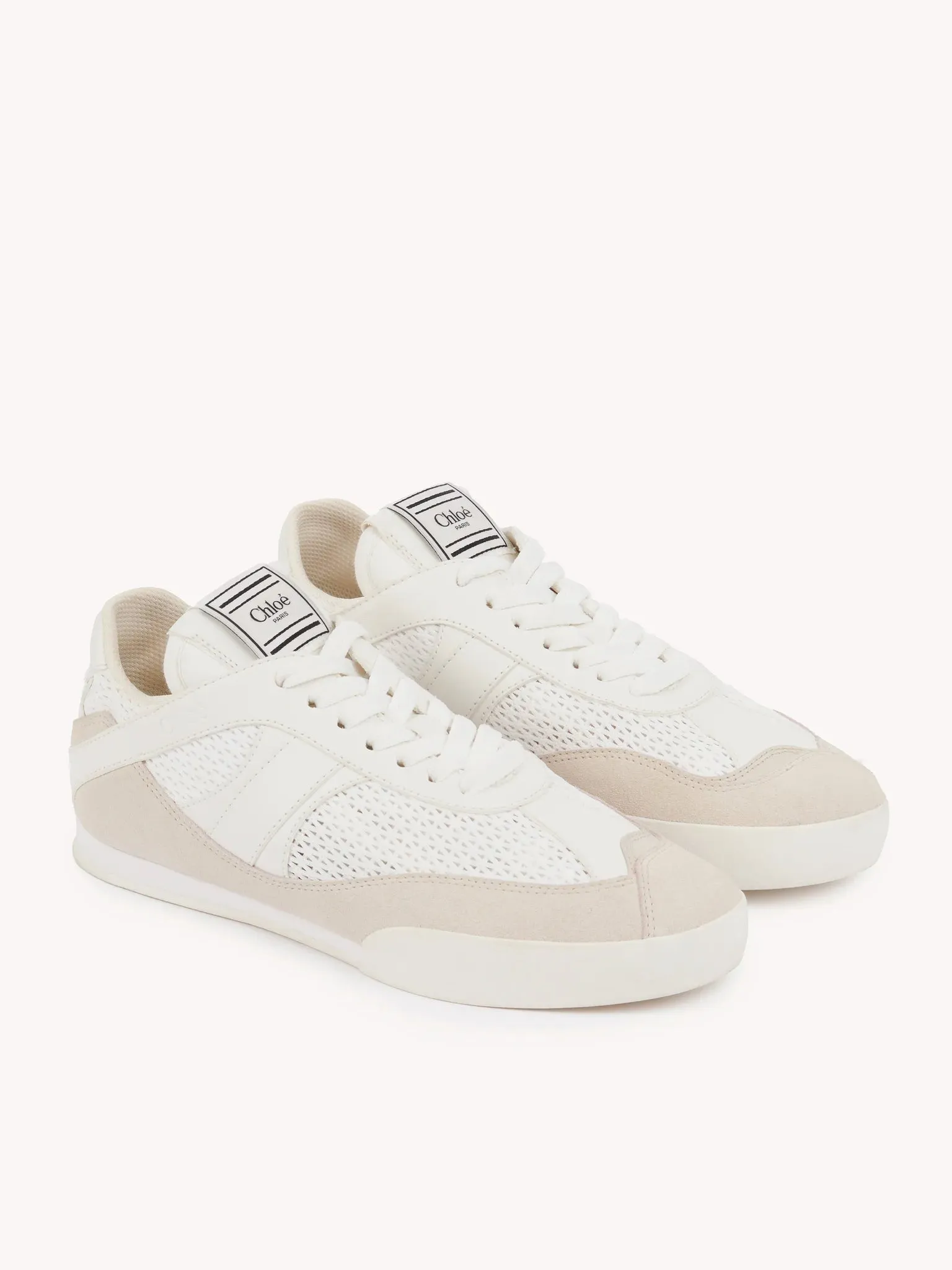 CHLOÉ KICK SNEAKER CLOUDY CREAM