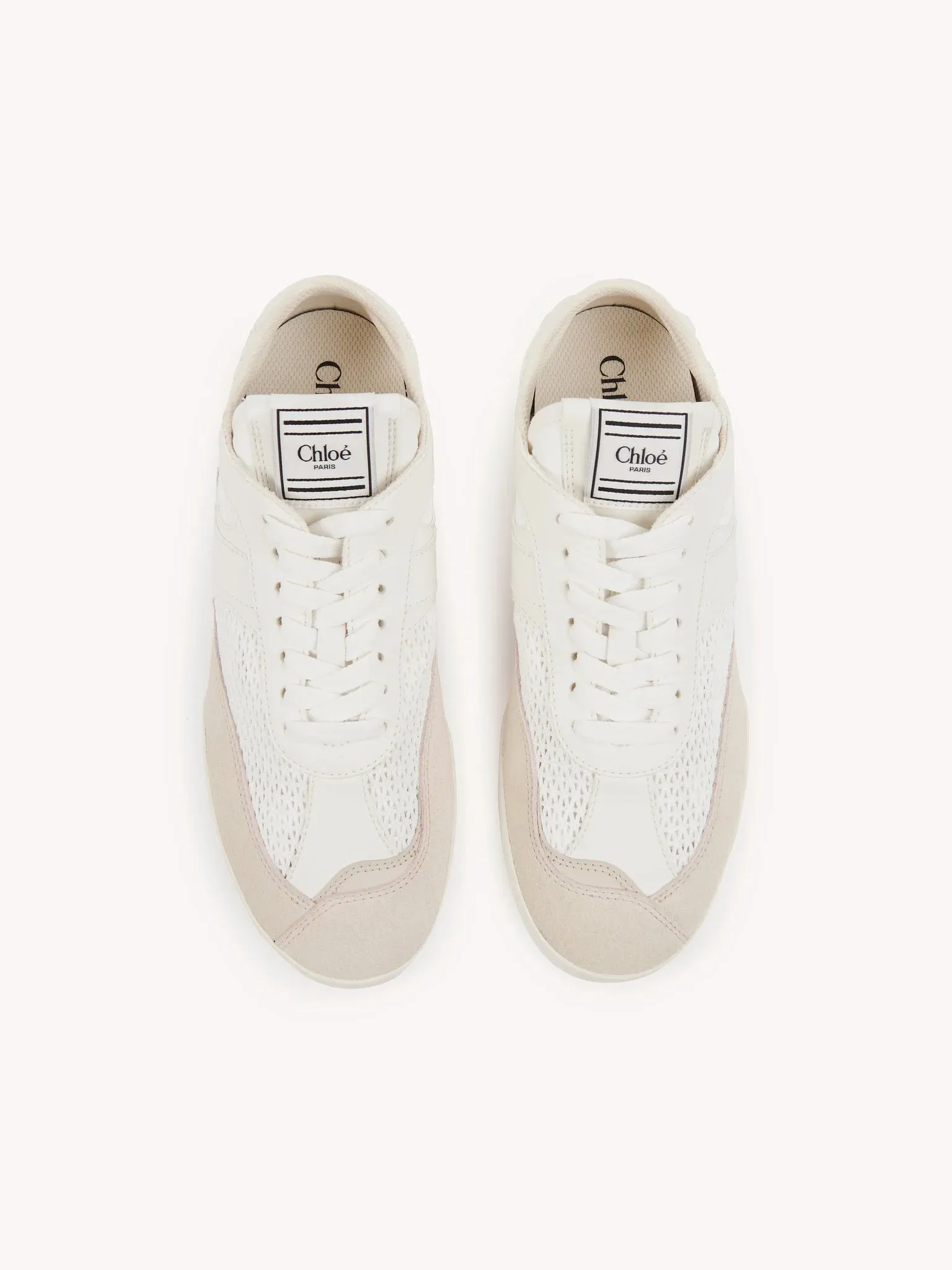 CHLOÉ KICK SNEAKER CLOUDY CREAM