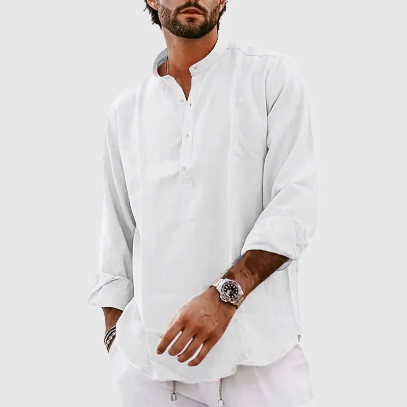 Coastal Breeze Henley Shirt