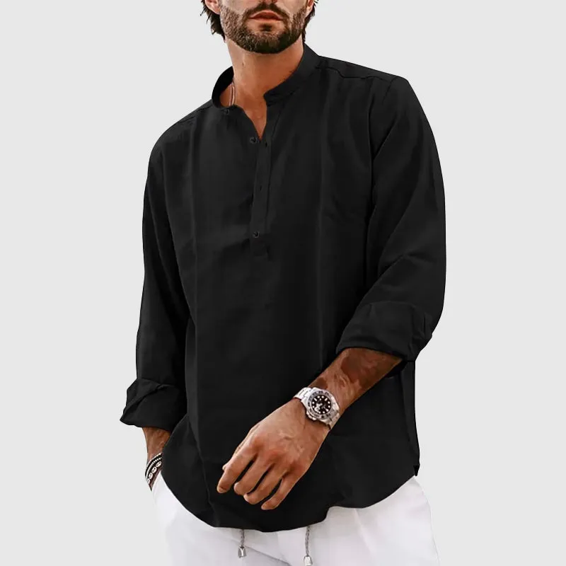 Coastal Breeze Henley Shirt