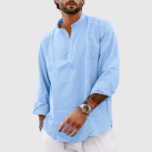 Coastal Breeze Henley Shirt
