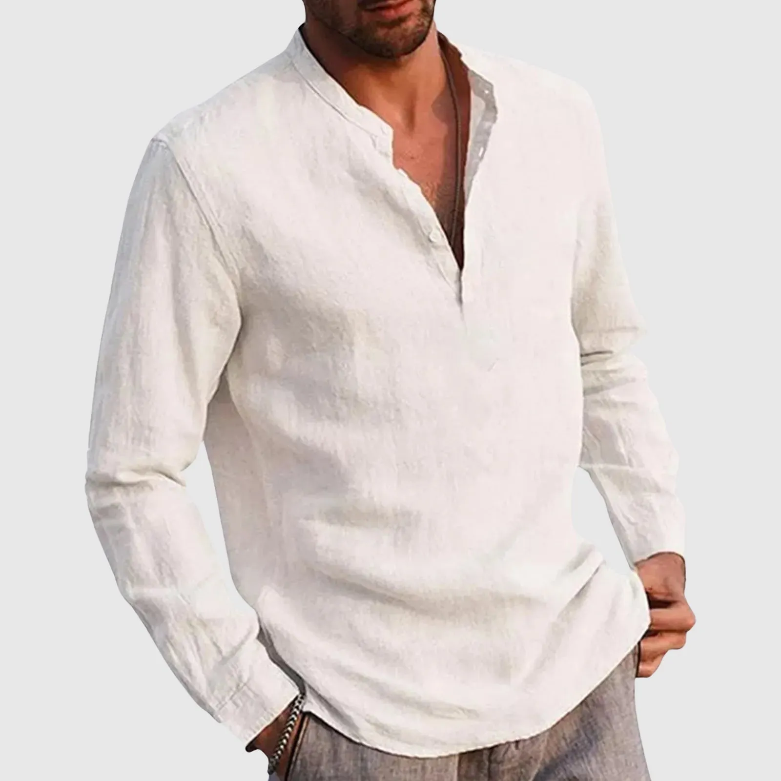Coastal Breeze Linen Shirt