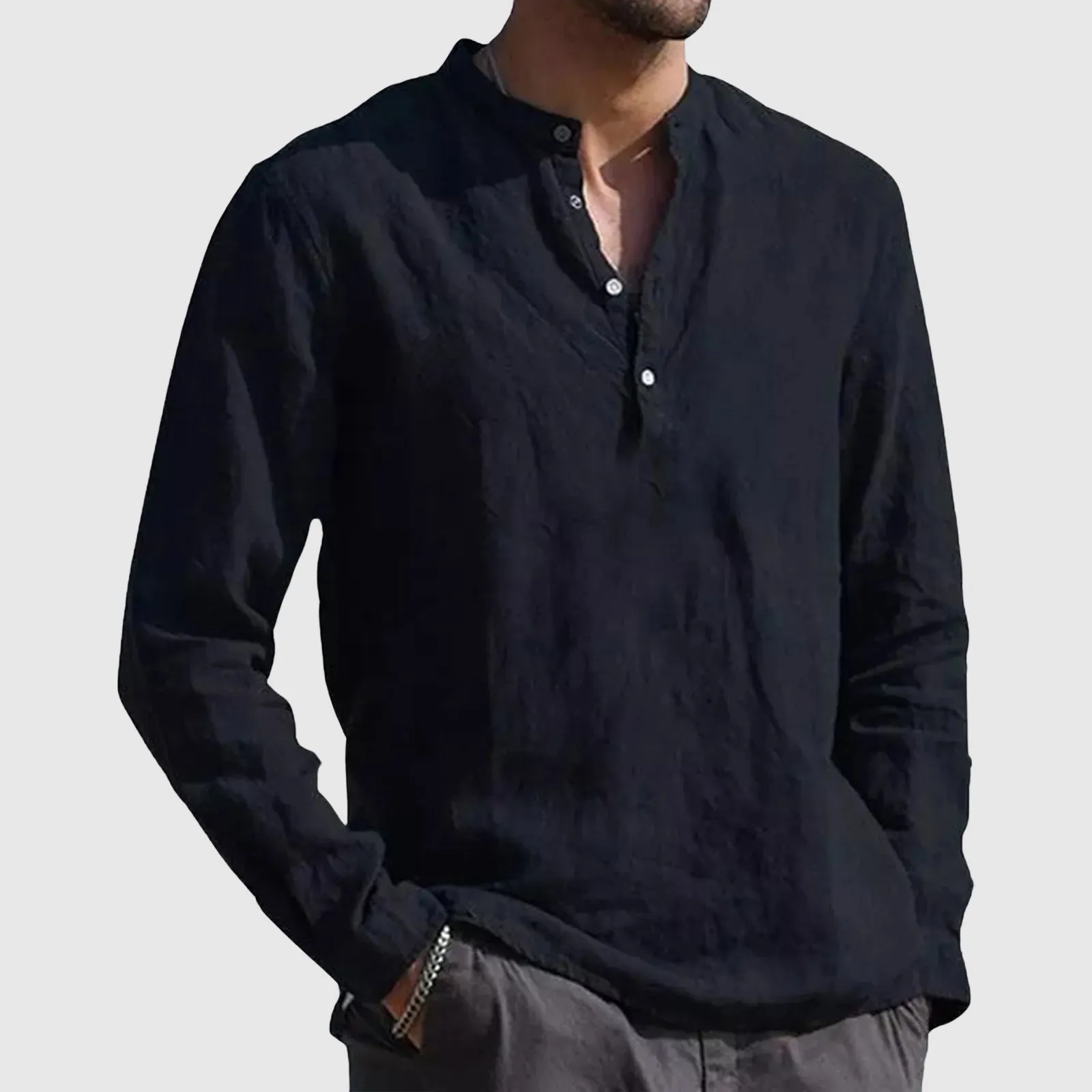 Coastal Breeze Linen Shirt