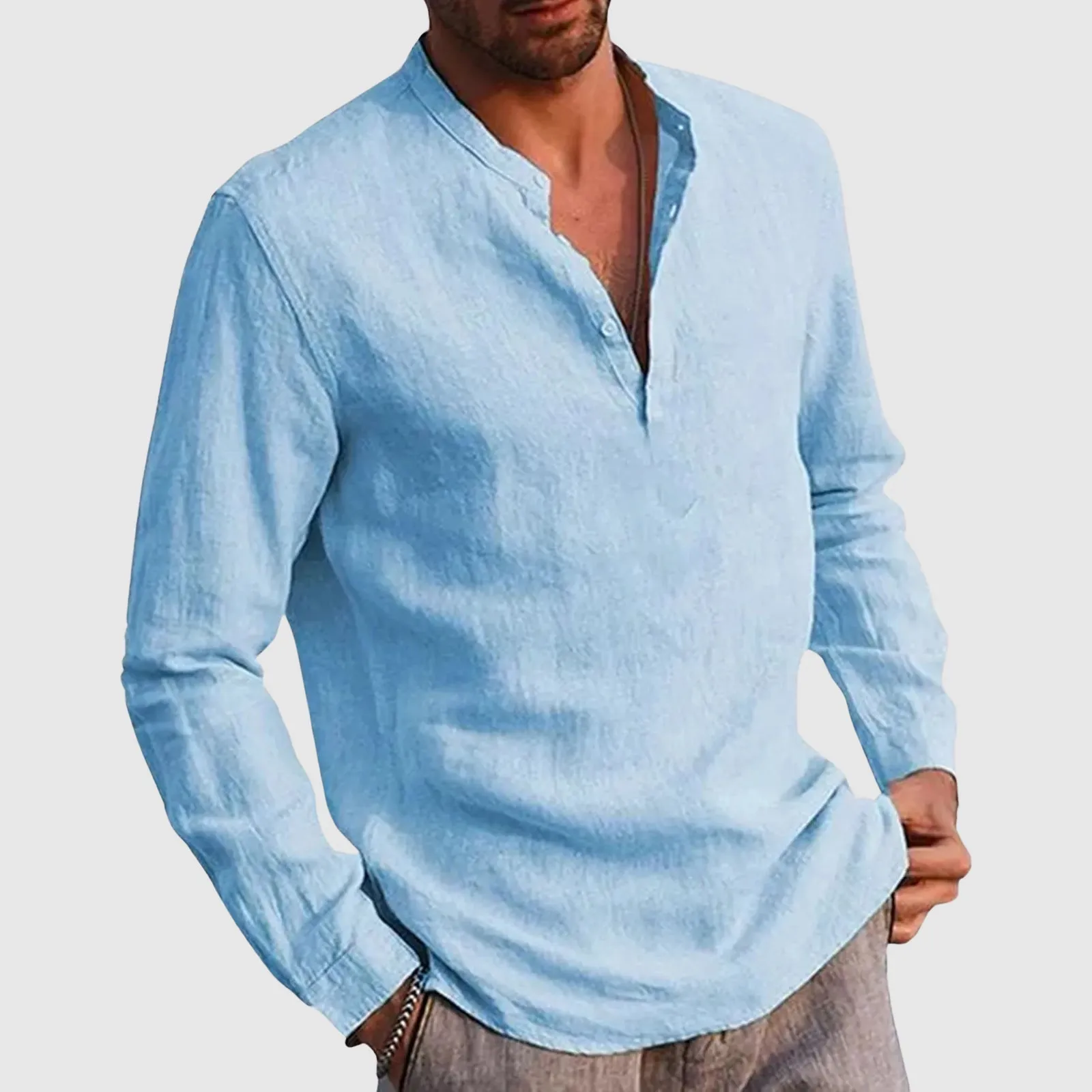 Coastal Breeze Linen Shirt