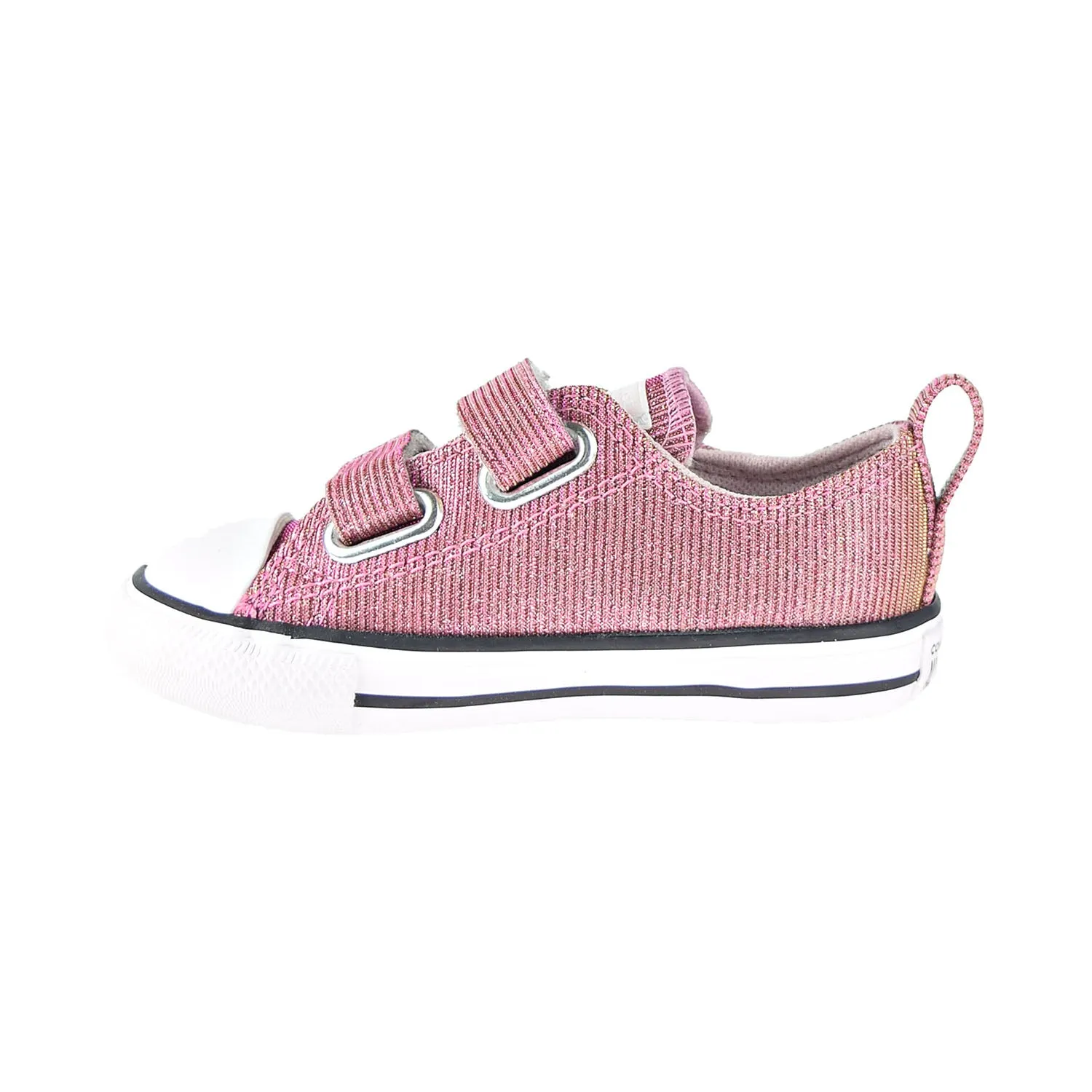 Converse Chuck Taylor AS Space Star Hook And Loop Ox Toddler Shoes Barely Rose