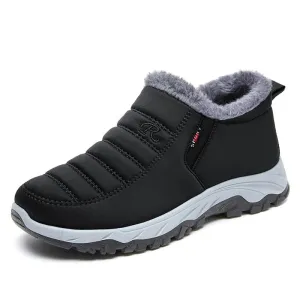 Cuzcare Best Orthopedic Women Boot Waterproofing Slip on Warm Fur Lining Boots