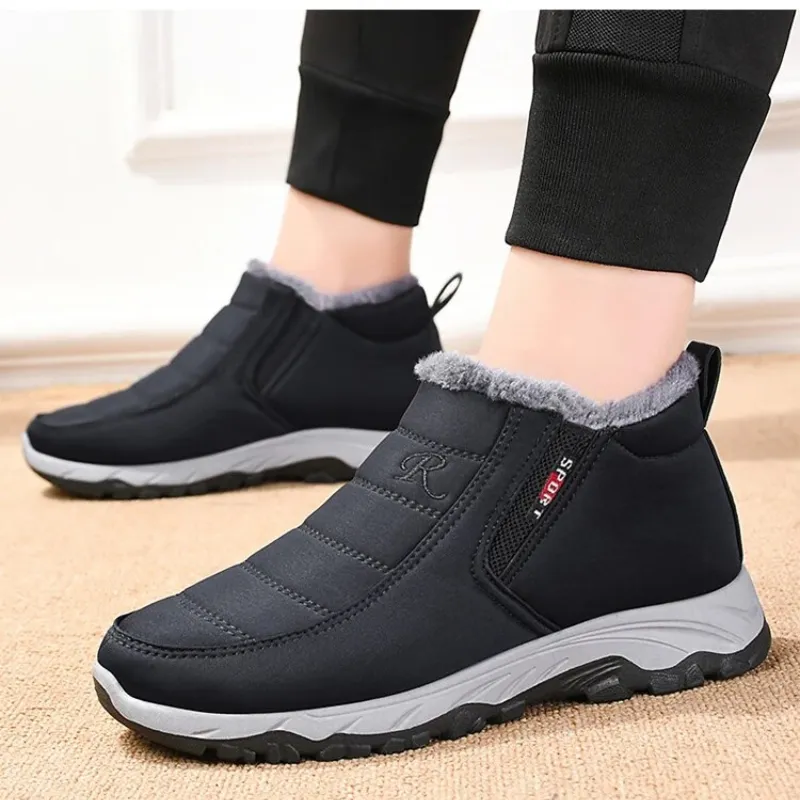 Cuzcare Best Orthopedic Women Boot Waterproofing Slip on Warm Fur Lining Boots