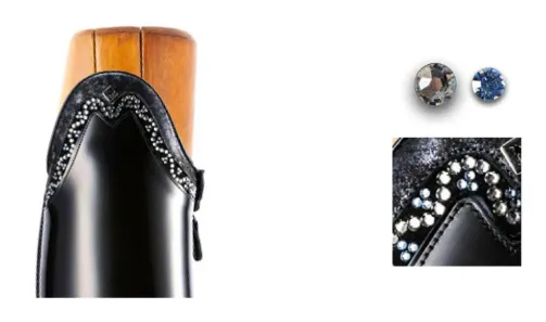 DeNiro Tintoretto Custom Dressage Boots Wrat Blu Oceano & Infinito Sky