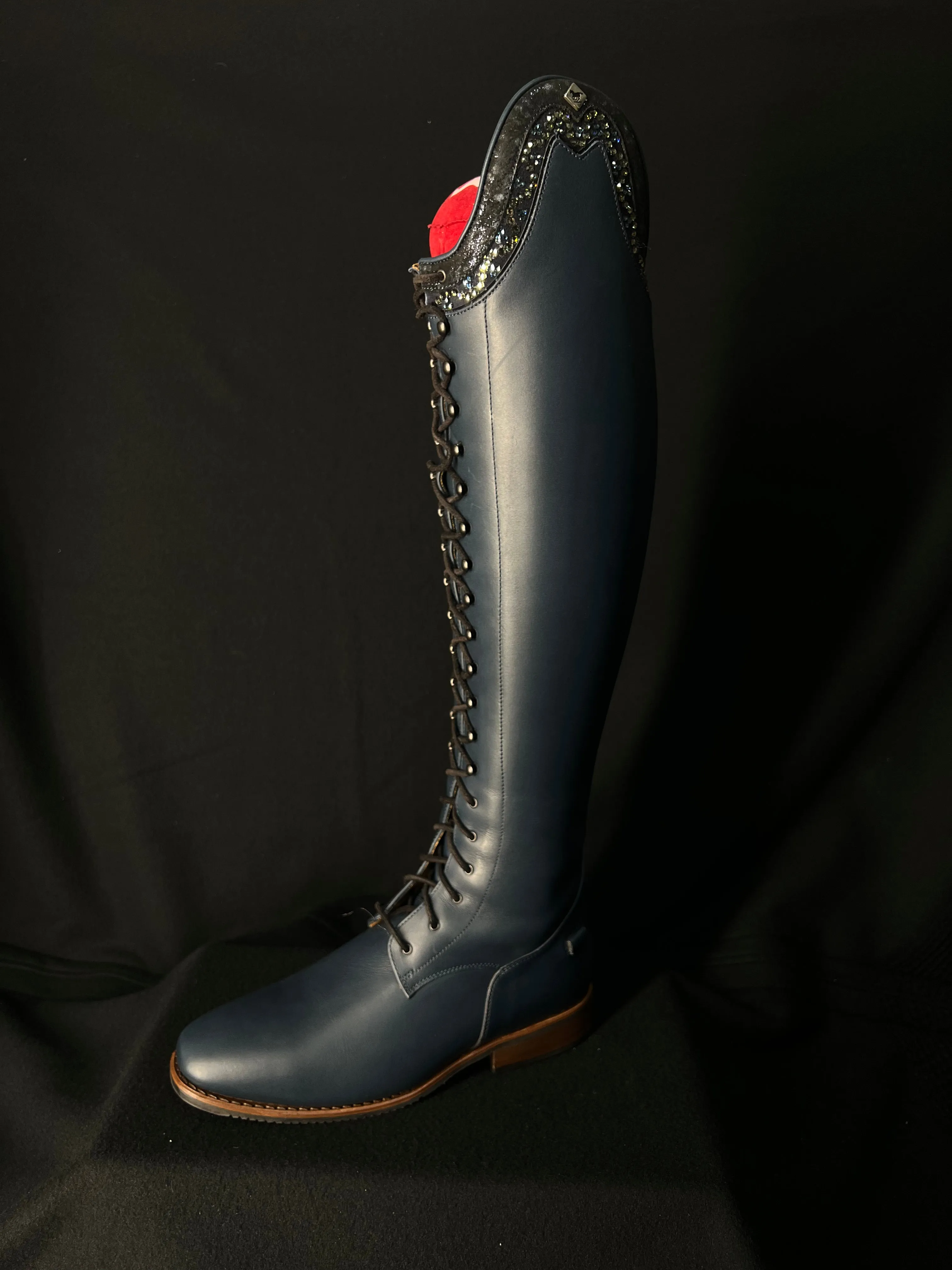 DeNiro Tintoretto Custom Dressage Boots Wrat Blu Oceano & Infinito Sky