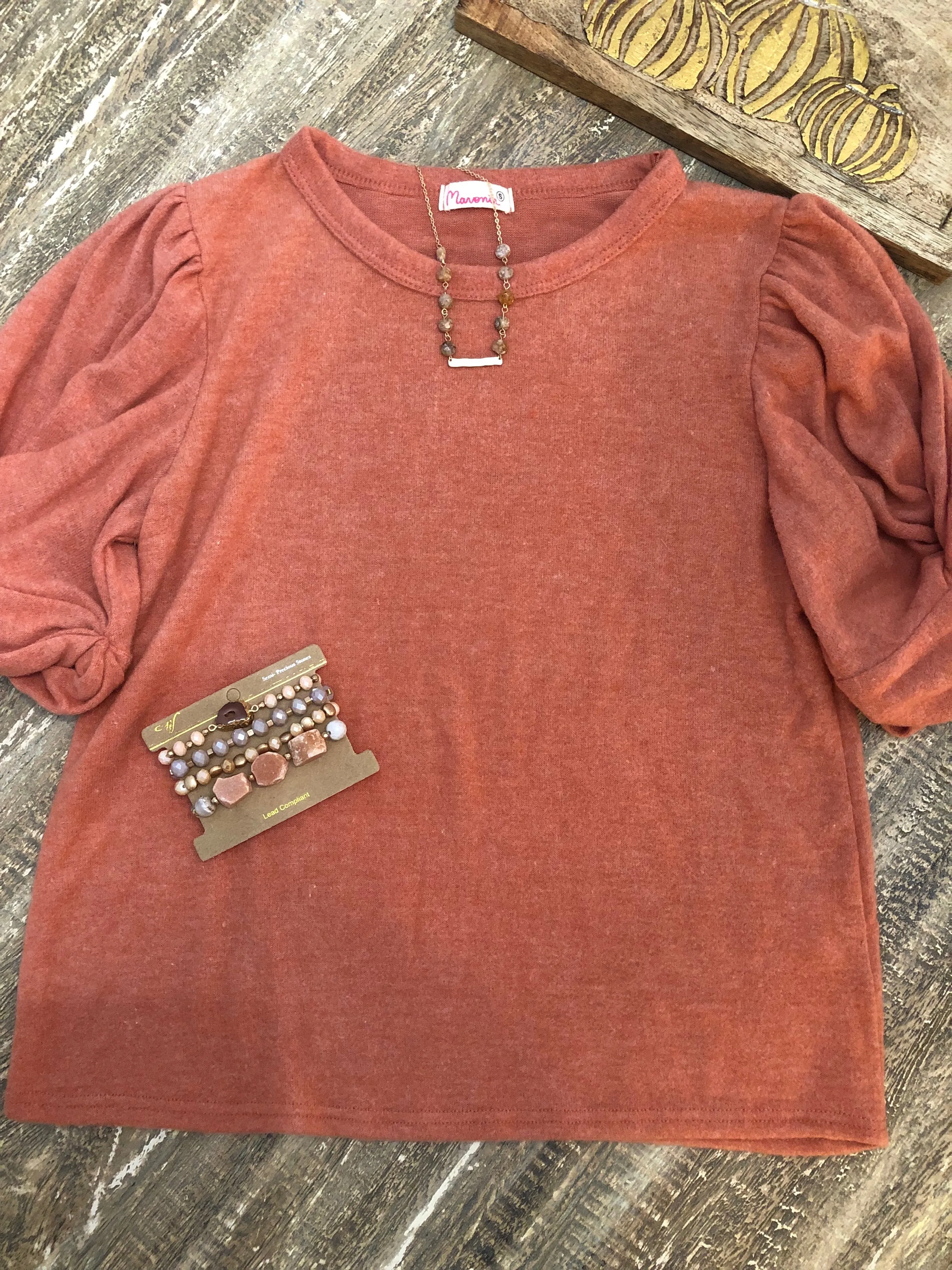 Doll face Fleece Top