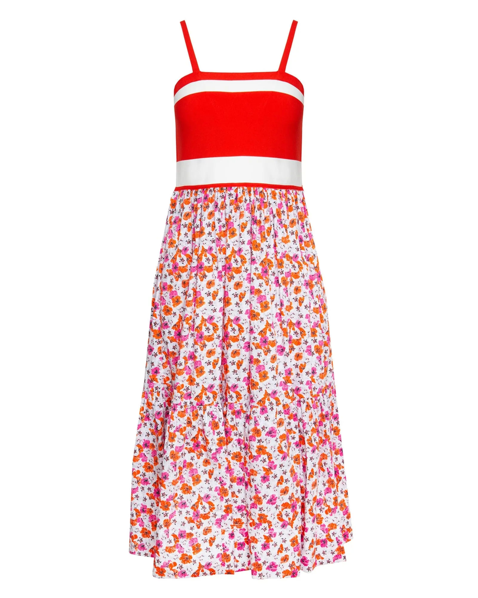 Gianna Dress | Neon Pink Floral
