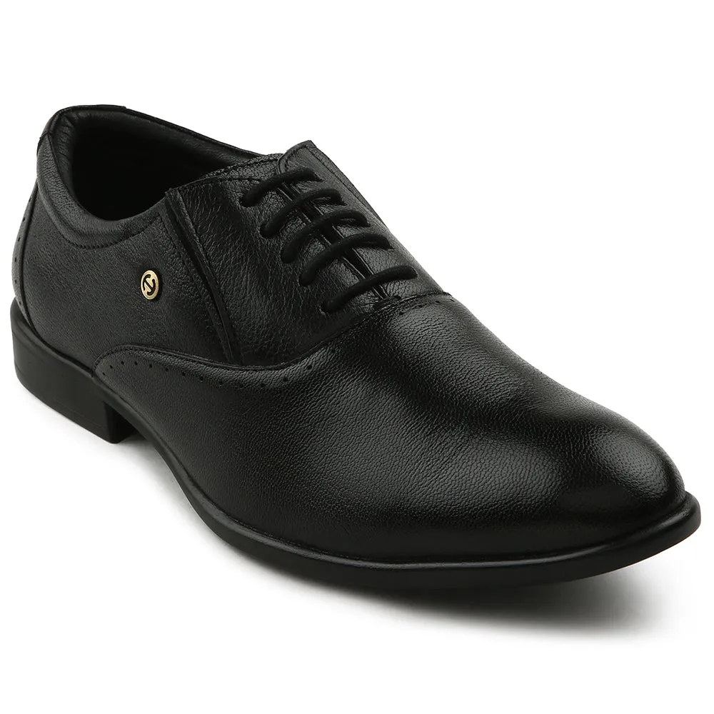 Healers Black Formal Lacing Oxford Shoes For Men U993-18 By Liberty