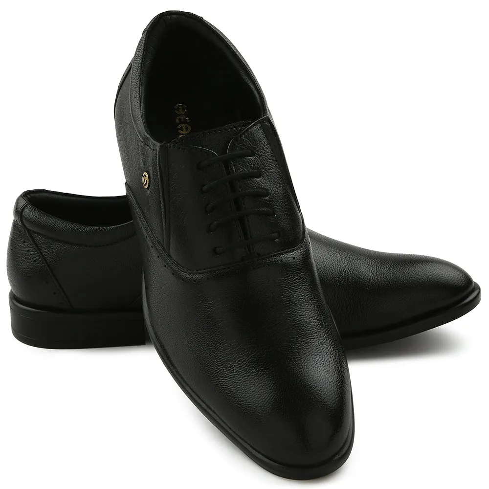 Healers Black Formal Lacing Oxford Shoes For Men U993-18 By Liberty