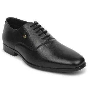 Healers Black Formal Lacing Oxford Shoes For Men UDL-7 By Liberty