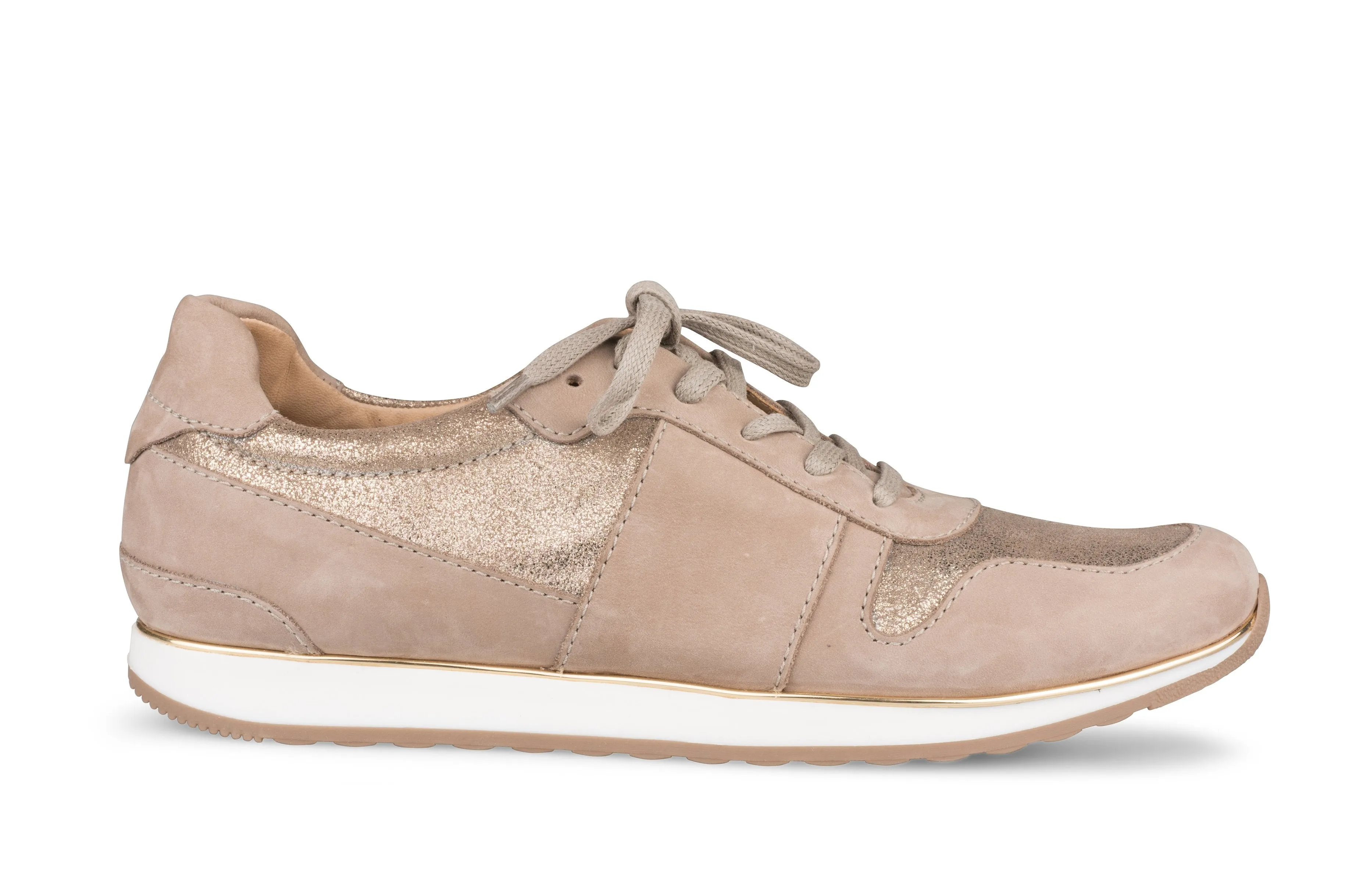Klub Nico Women's STEFANI Fashion Pewter Lace Up Fashion Running Low Top Sneaker