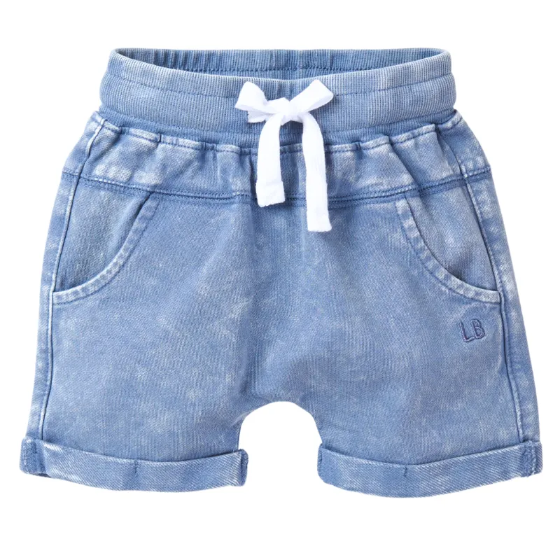 Little Bipsy - Harem Shorts in Navy Wash