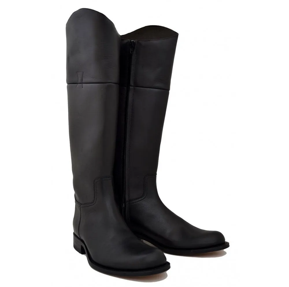 Men's Riding Boots Sendra 6629 Black Leather Zipper Boots last pair size 40