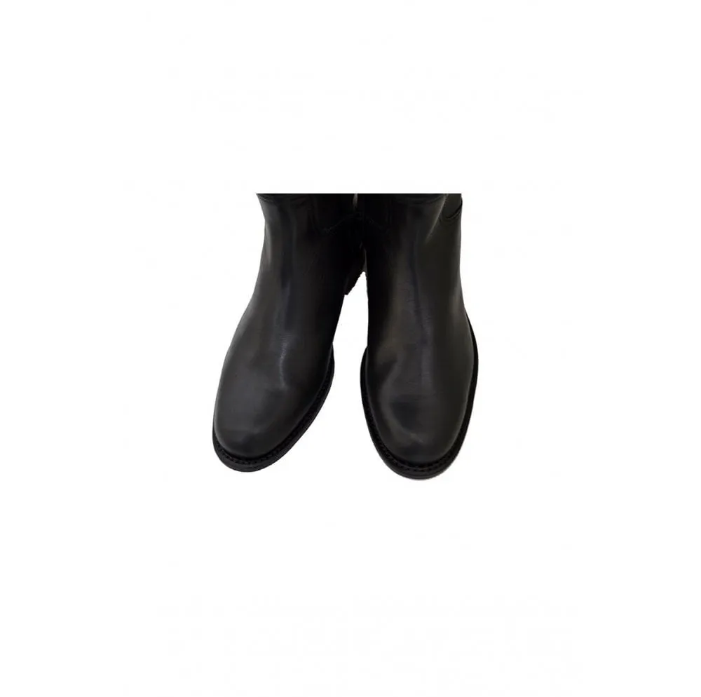 Men's Riding Boots Sendra 6629 Black Leather Zipper Boots last pair size 40