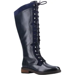 Navy Rudy Knee High Boots
