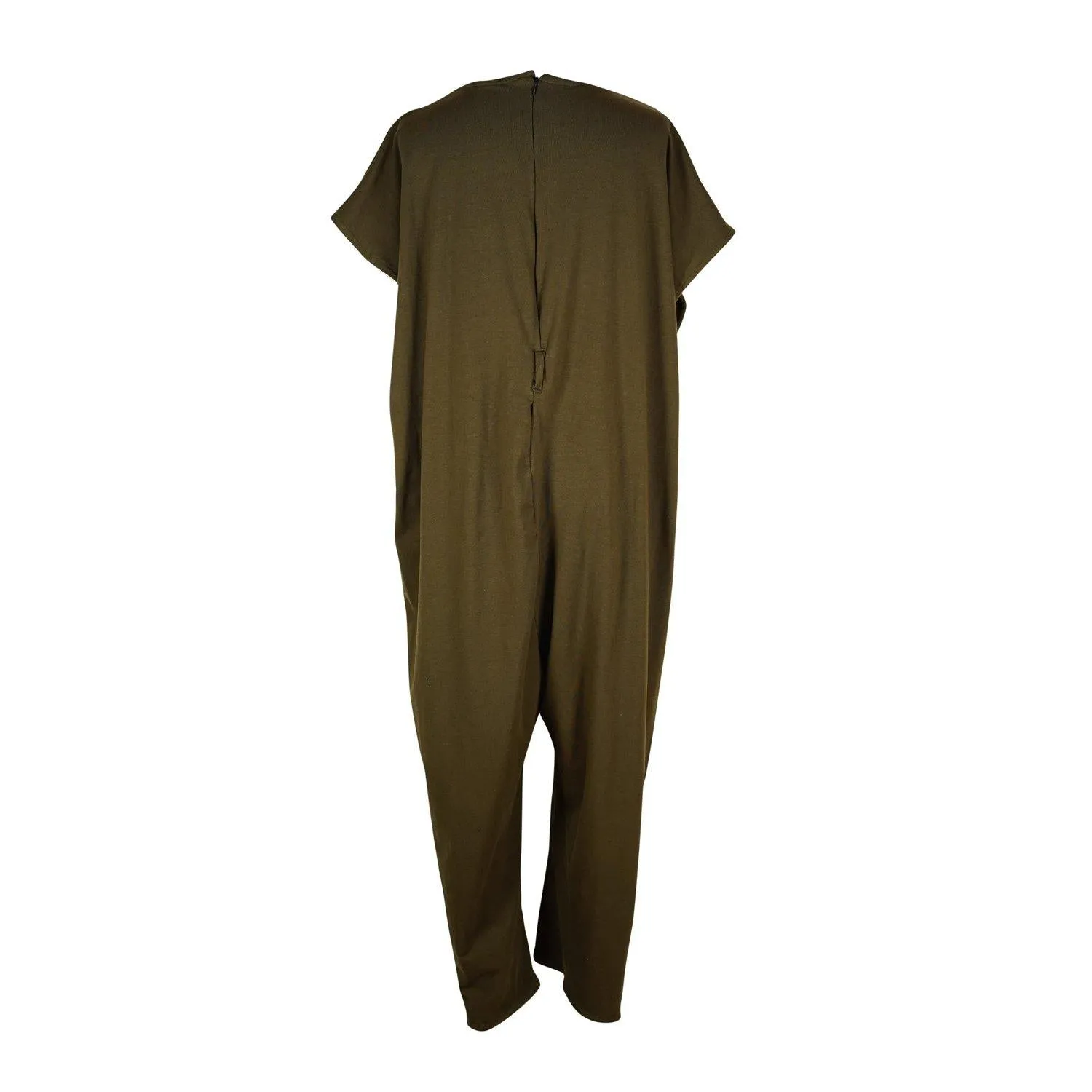 Olive Jumpsuit with Tie
