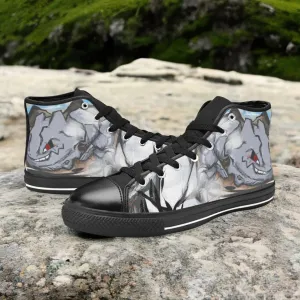 Pokemon Steelix Shoes High Top Sneakers for Kids and Adults