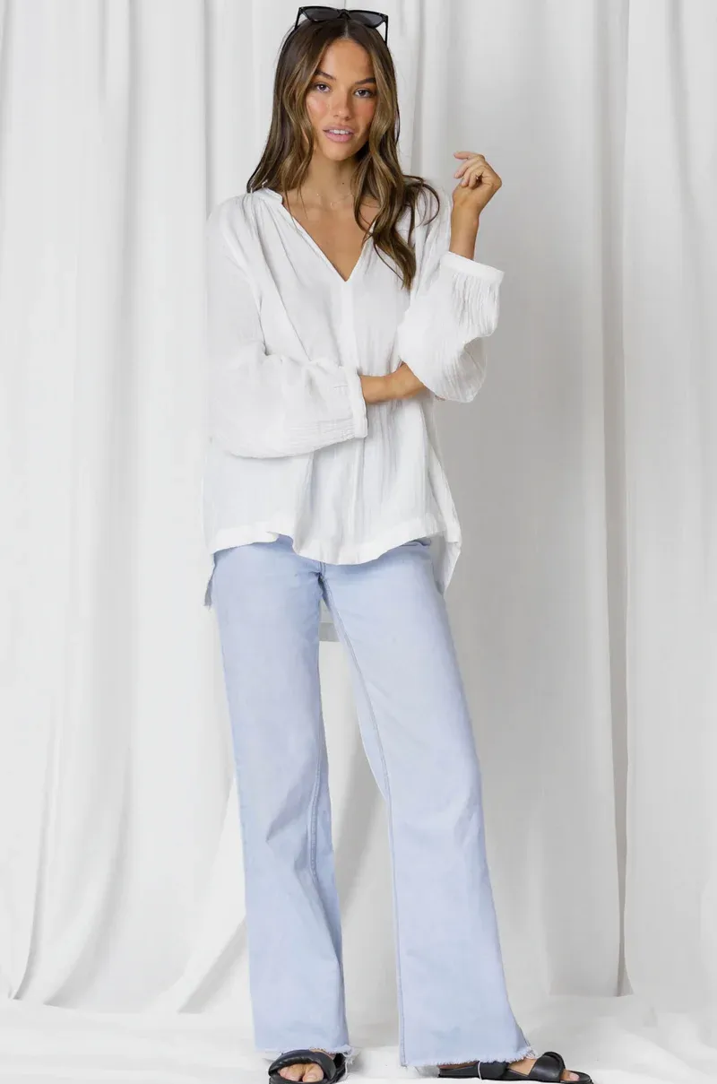 Shiloh Muslin Cotton Blouse