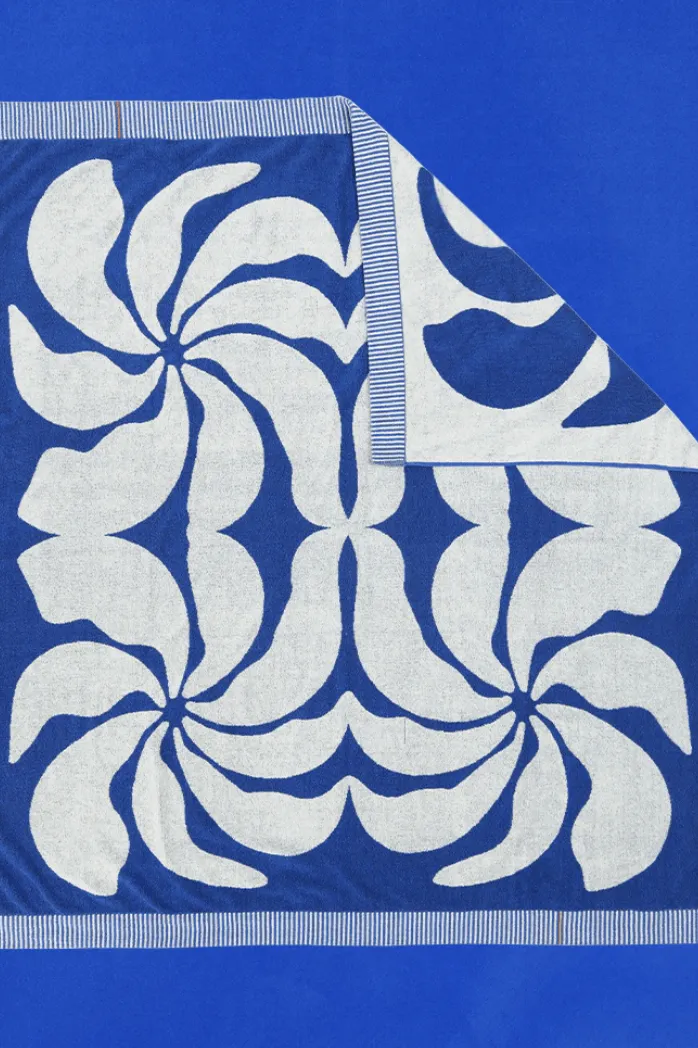 SUN RITUALS LAGOS TOWEL - SEA BLUE