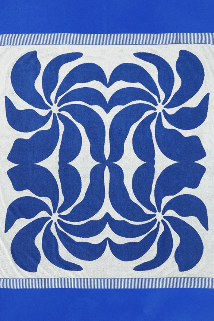 SUN RITUALS LAGOS TOWEL - SEA BLUE
