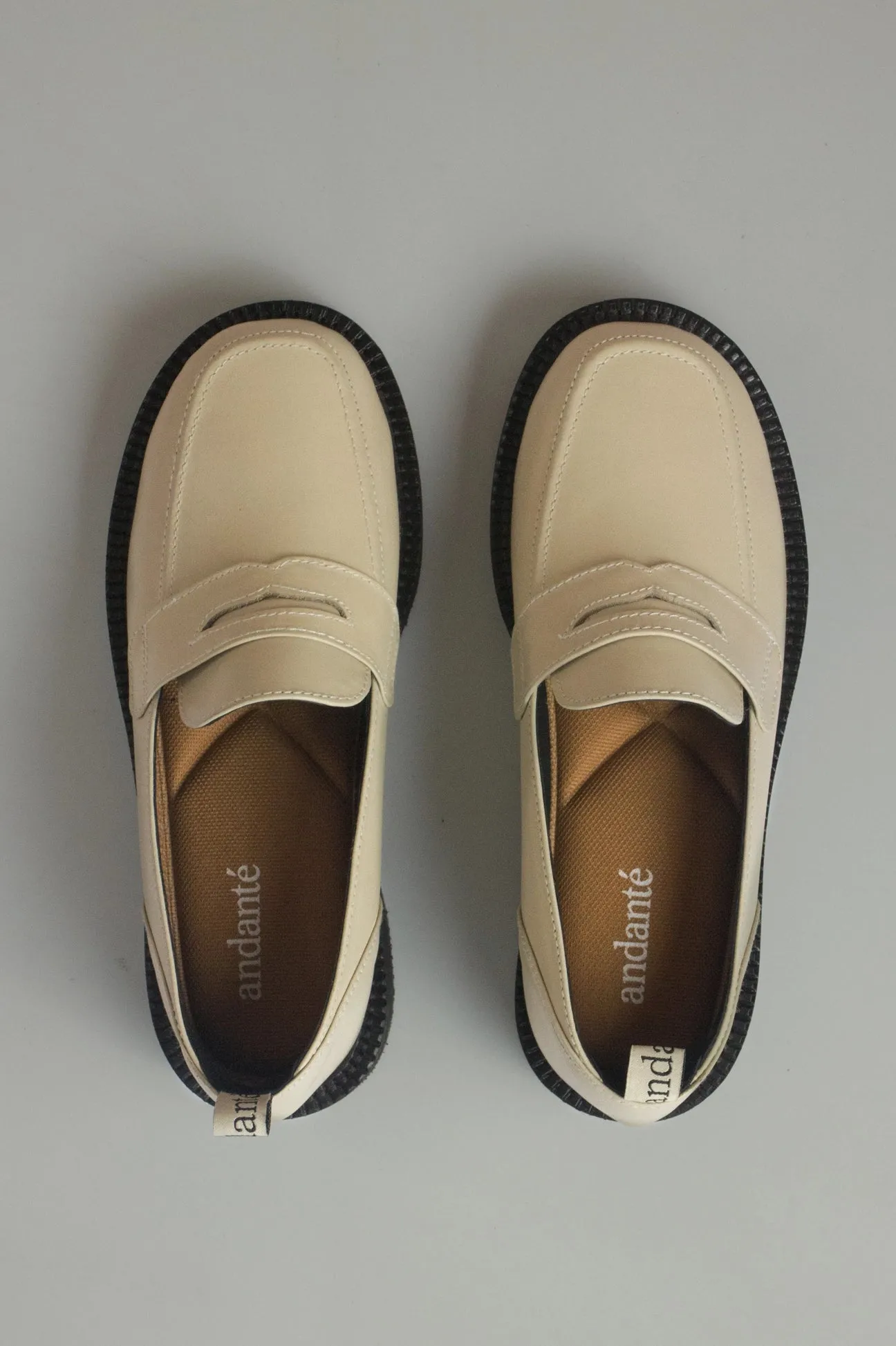 The Chunky Loafer in Cream