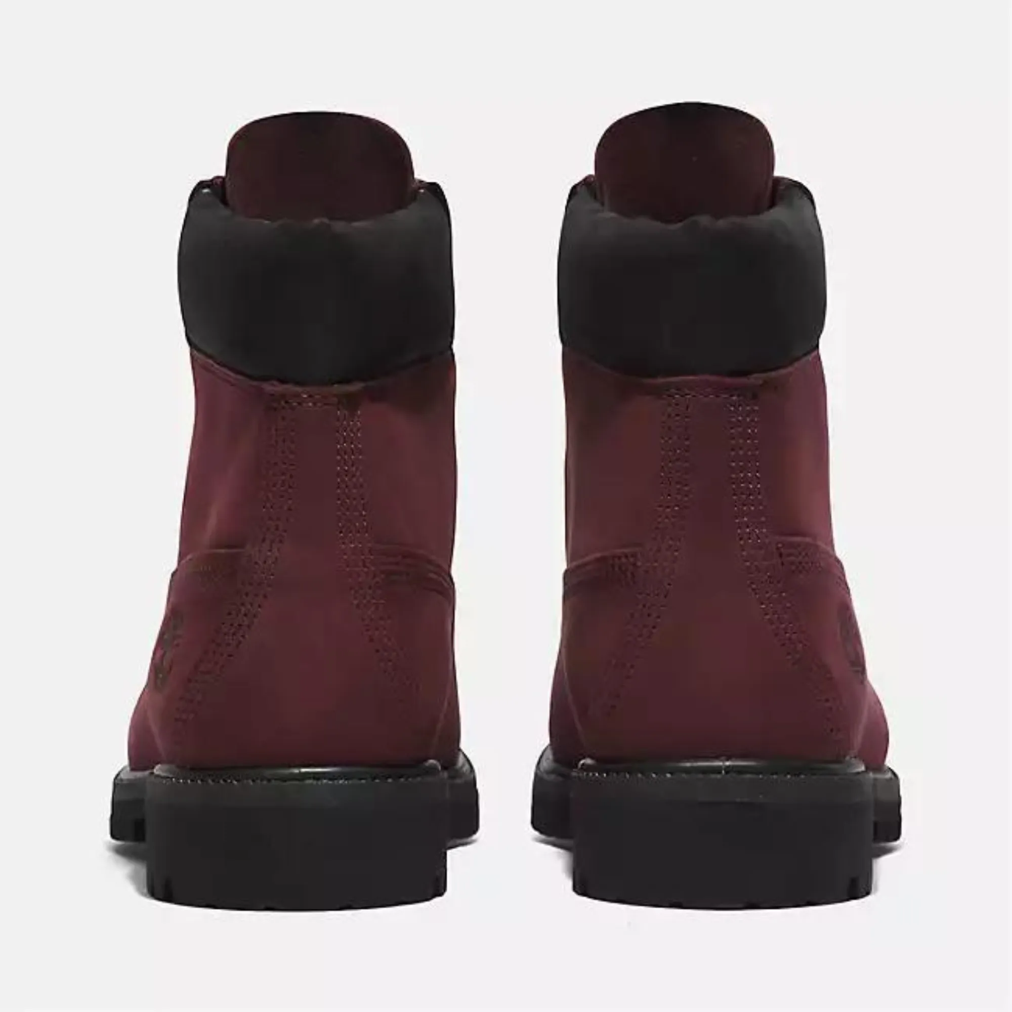 Timberland Premium 6-Inch Waterproof Burgundy Boots