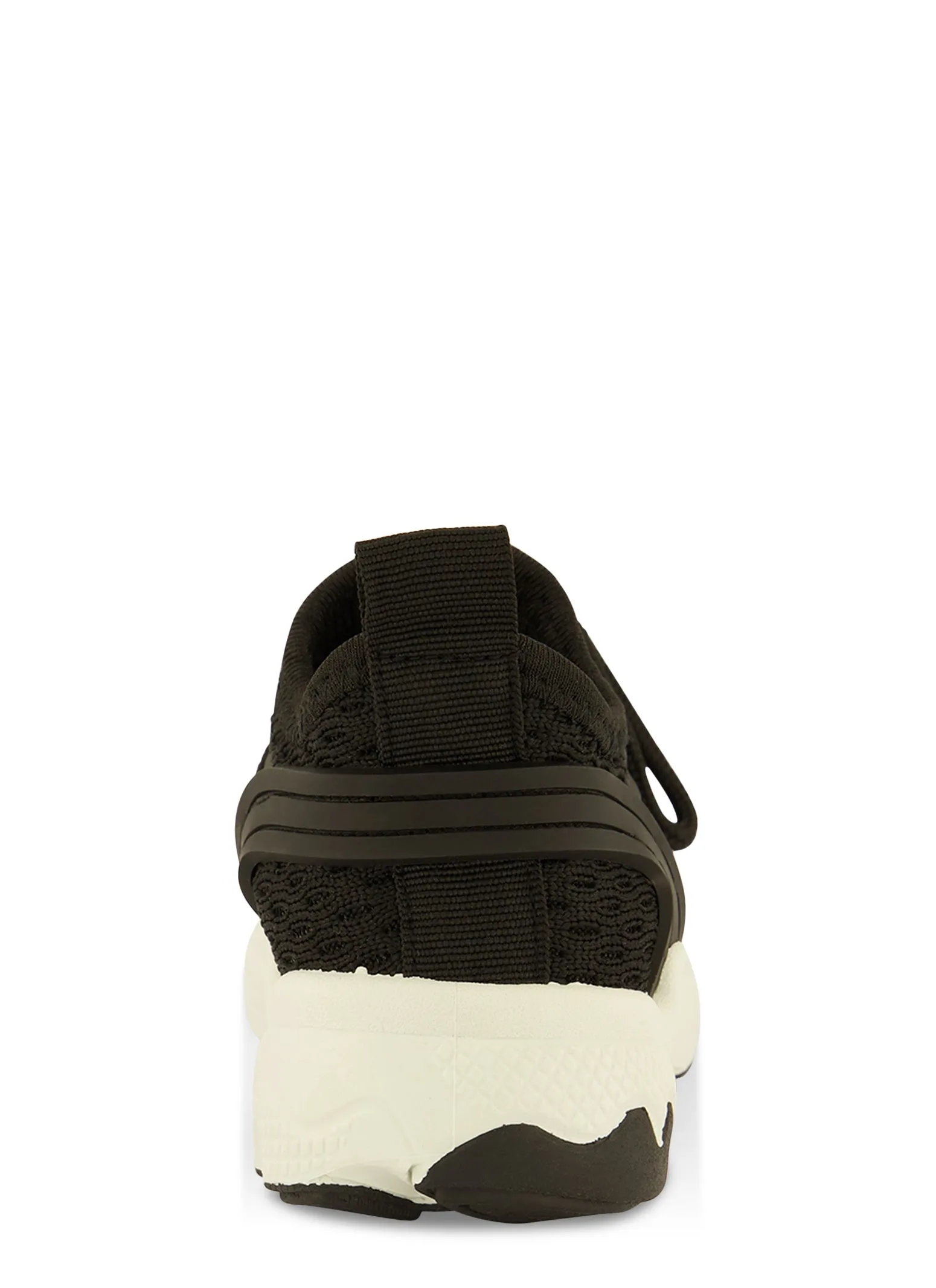 Toddler Girls Solid Textured Knit Lace Up Sneakers