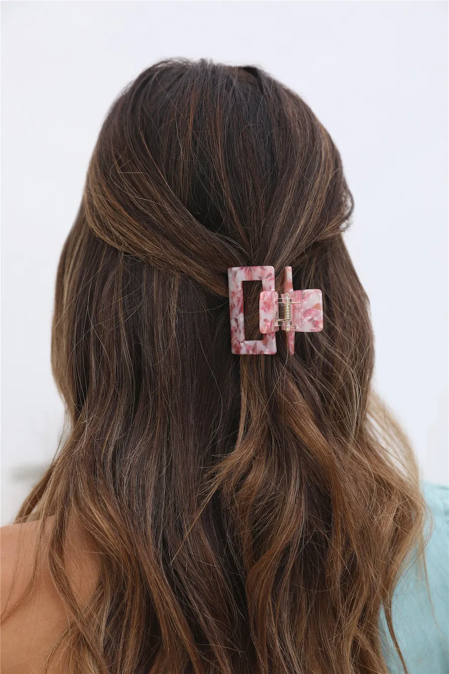 Vivid Dream Hair Claw Pink